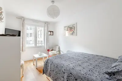 Un ou plusieurs lits dans un hébergement de l'établissement Heart of Paris III, Le Marais - Charming Apartment