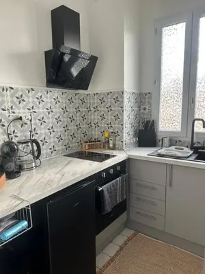 Cuisine ou kitchenette dans l'établissement L'antre du Félin