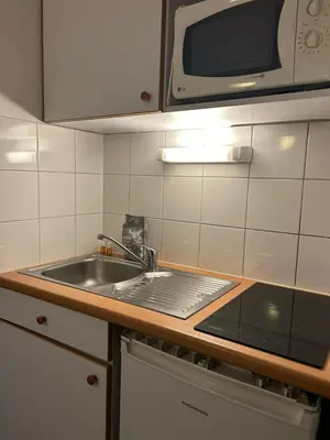 Cuisine ou kitchenette dans l'établissement Studio in Issy Les Moulineaux