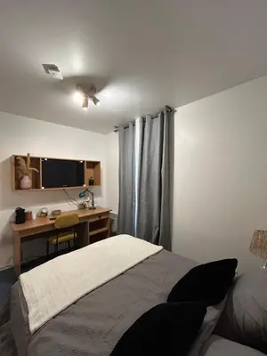 Un ou plusieurs lits dans un hébergement de l'établissement Studio in Issy Les Moulineaux