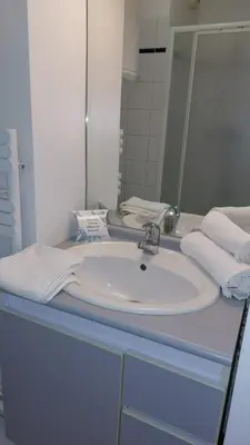 Salle de bains dans l'établissement Studio in Issy Les Moulineaux