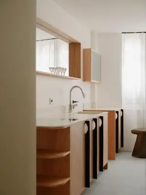 Cuisine ou kitchenette dans l'établissement Babylon Montmartre