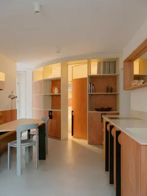 Cuisine ou kitchenette dans l'établissement Babylon Montmartre