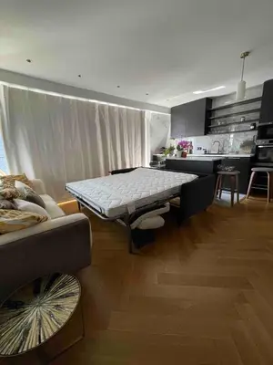 Cuisine ou kitchenette dans l'établissement Beautiful apartment terrace Invalides and fireplace