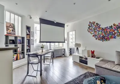 Télévision ou salle de divertissement dans l'établissement Bright & Modern Flat in le Marais - An Ecoloflat
