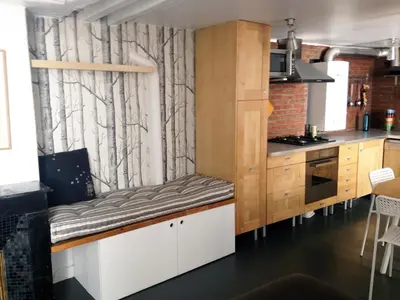 Cuisine ou kitchenette dans l'établissement Charming 2-bedroom duplex Bastille