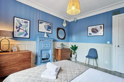 Un ou plusieurs lits dans un hébergement de l'établissement Ney - 2 Bedrooms 1 Living room