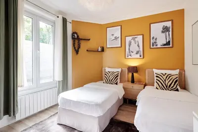 Un ou plusieurs lits dans un hébergement de l'établissement Ney - 2 Bedrooms 1 Living room