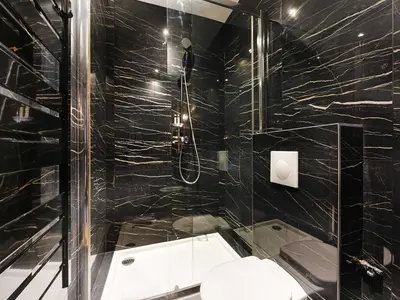Salle de bains dans l'établissement Charming studio -2P- Auteuil
