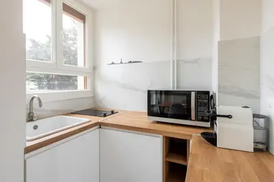 Cuisine ou kitchenette dans l'établissement Geranimus Loire Quay