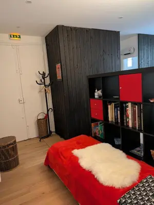 Un ou plusieurs lits dans un hébergement de l'établissement Charming apartment - famous Marais neighborhood