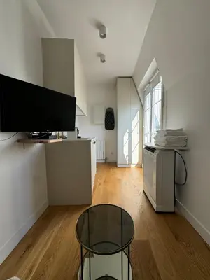 Cuisine ou kitchenette dans l'établissement Studio Trocadéro devant le Métro Passy
