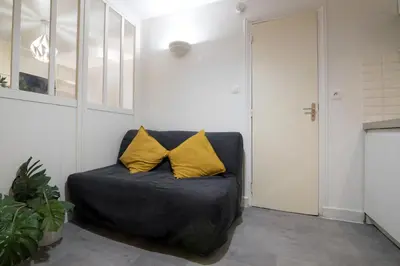 Plan de l'établissement Splendid Studio Apartment Quartier Les Marais Free Netflix