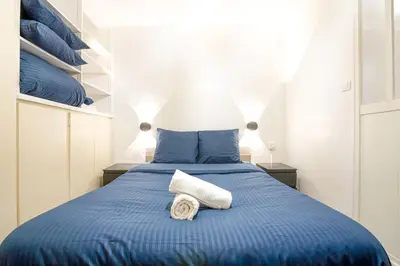 Plan de l'établissement Splendid Studio Apartment Quartier Les Marais Free Netflix