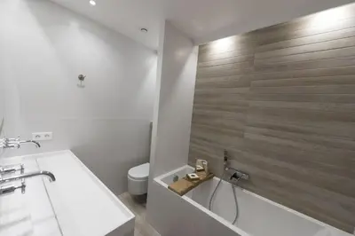 Salle de bains dans l'établissement Yacht