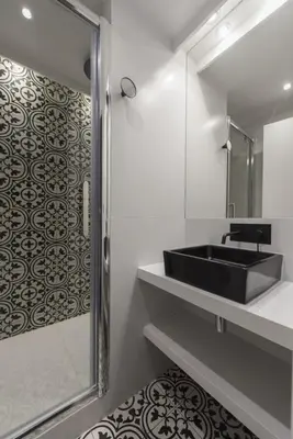 Salle de bains dans l'établissement Yacht