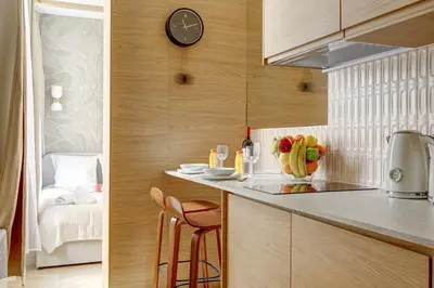 Cuisine ou kitchenette dans l'établissement TBS 304 - Charming studio in Paris