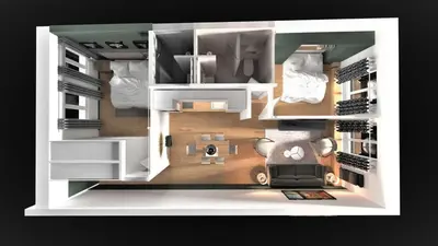 Cuisine ou kitchenette dans l'établissement Strata