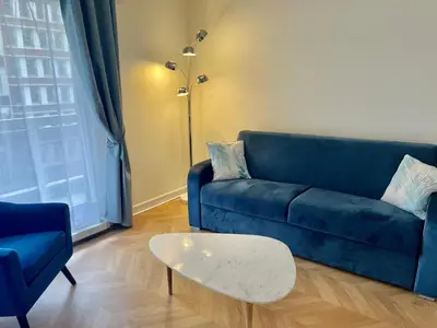 Coin salon dans l'établissement Studio Paris near Invalides Unesco Eiffel Tower Montparnasse