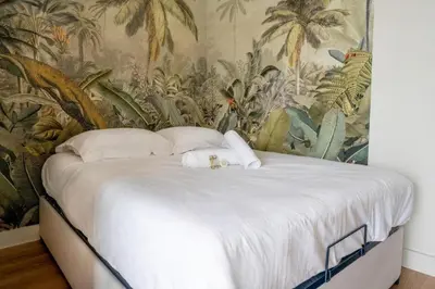 Un ou plusieurs lits dans un hébergement de l'établissement Studio with balcony - Paris 17e