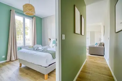 Plan de l'établissement Appartement équipé à 5 minutes de Paris