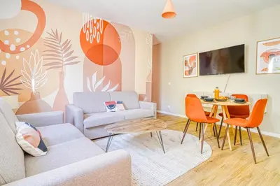 Plan de l'établissement Appartement équipé à 5 minutes de Paris