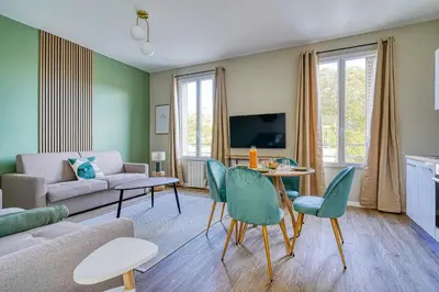 Plan de l'établissement Appartement équipé à 5 minutes de Paris