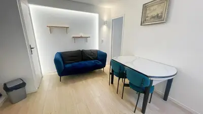 Coin salon dans l'établissement Apmt BelleVille