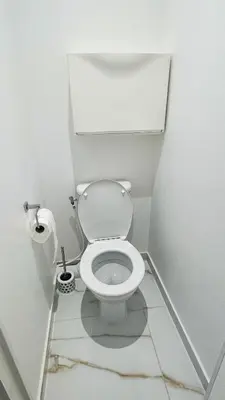 Salle de bains dans l'établissement Apmt BelleVille