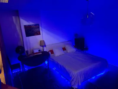 Un ou plusieurs lits dans un hébergement de l'établissement Duplex Tour Eiffel