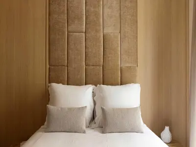 Un ou plusieurs lits dans un hébergement de l'établissement Charming Cosy Studio - 2P - Gare Saint Lazare