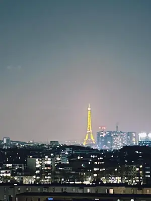 Vue générale sur Boulogne-Billancourt ou vue de la ville depuis l'appartement