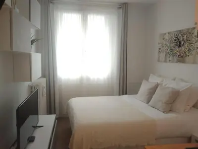 Un ou plusieurs lits dans un hébergement de l'établissement Beautiful stay in Paris