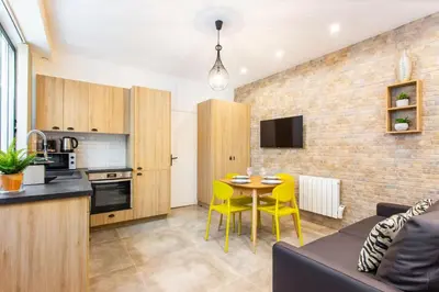 Cuisine ou kitchenette dans l'établissement Amazing apartment - 1BR 4P - Bastille