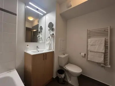 Salle de bains dans l'établissement Studio de 25m2 à proximité immédiate de Paris Expo, Porte de Versailles