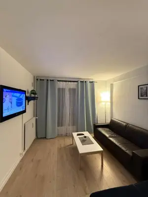 Télévision ou salle de divertissement dans l'établissement Studio moderne à paris