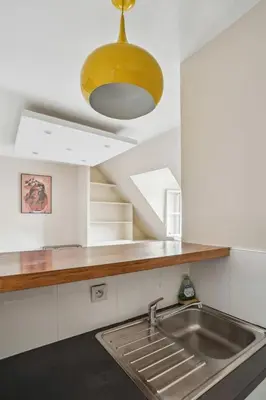 Cuisine ou kitchenette dans l'établissement 543 Cardinet Suite - Cozy flat in Grenelle