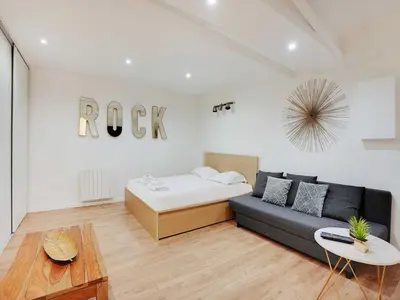 Un ou plusieurs lits dans un hébergement de l'établissement Beautiful Apartment - 6P-Auteuil Saint Cloud