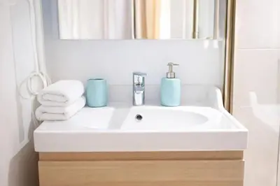 Salle de bains dans l'établissement Le Passage Secret – Studio 4 pers à Paris