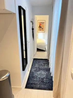 Un ou plusieurs lits dans un hébergement de l'établissement Maison duplex, 2 chambres, terrasse en rooftop