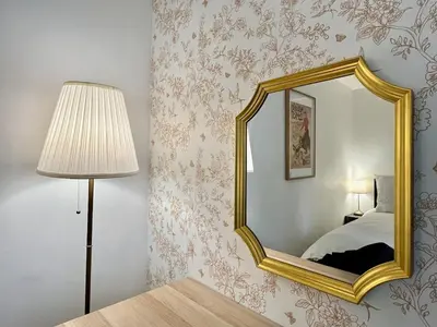 Un ou plusieurs lits dans un hébergement de l'établissement Maison duplex, 2 chambres, terrasse en rooftop