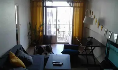 Coin salon dans l'établissement 3 chambre - La Chapelle
