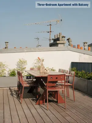 Plan de l'établissement Edgar Suites Hameau - Porte de Versailles
