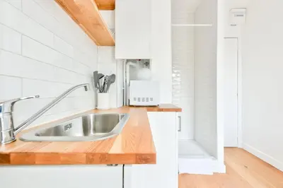 Plan de l'établissement Studio with a panoramic view of the Eiffel Tower