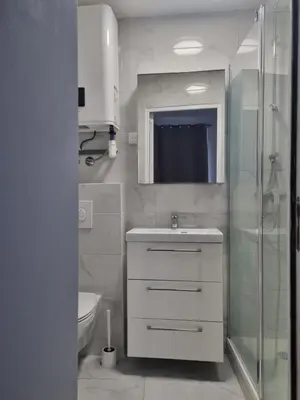 Salle de bains dans l'établissement Chambre privée - Vue Tour Eiffel