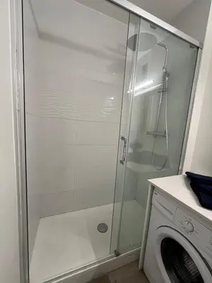 Salle de bains dans l'établissement studio Horizon