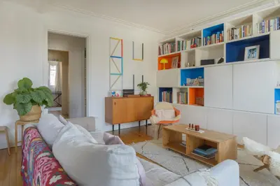 Coin salon dans l'établissement Paris Les Amandiers Residence