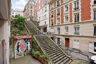 Plan de l'établissement 2 pièces au coeur de Montmartre - proche Sacré Coeur