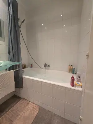 Salle de bains dans l'établissement Bellamina