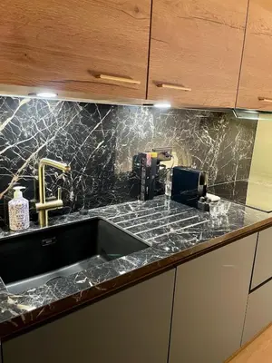 Cuisine ou kitchenette dans l'établissement Saint-Germain Prestige - Luxury Parisian Hideaway